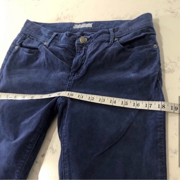 Free People royal blue corduroy low cut jeans S:27 - Picture 5 of 13